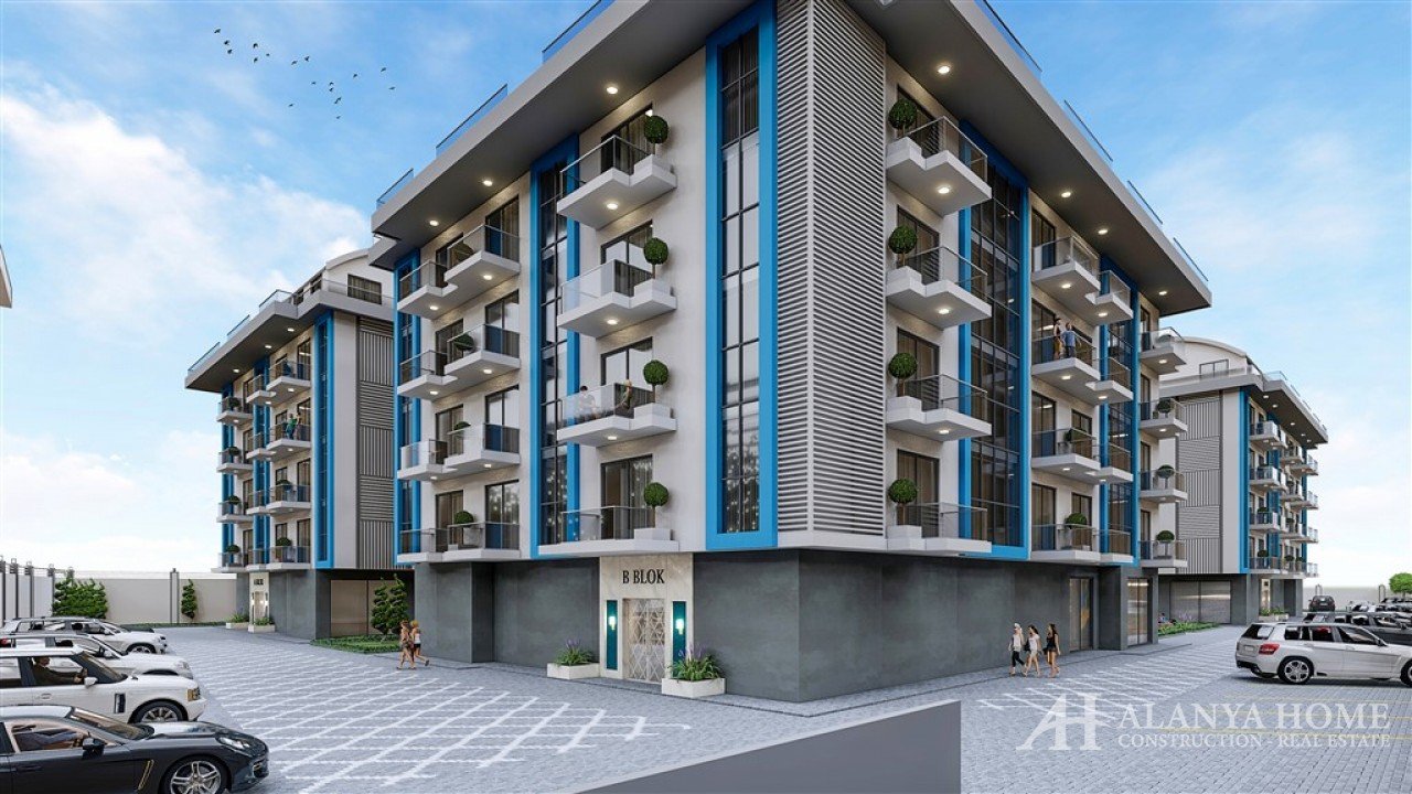 Exodus Nature Stay Oba Alanya Antalya Turkey purchase sale property of a furnished one-bedroom apart